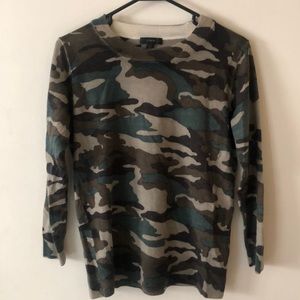Camo Print J. Crew Sweater